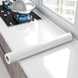 40cm Marble Wallpaper Self Adhesive Foil Oil Proof Stickers for Kitchen High Temperature Resistant Fireplace wallpaper
