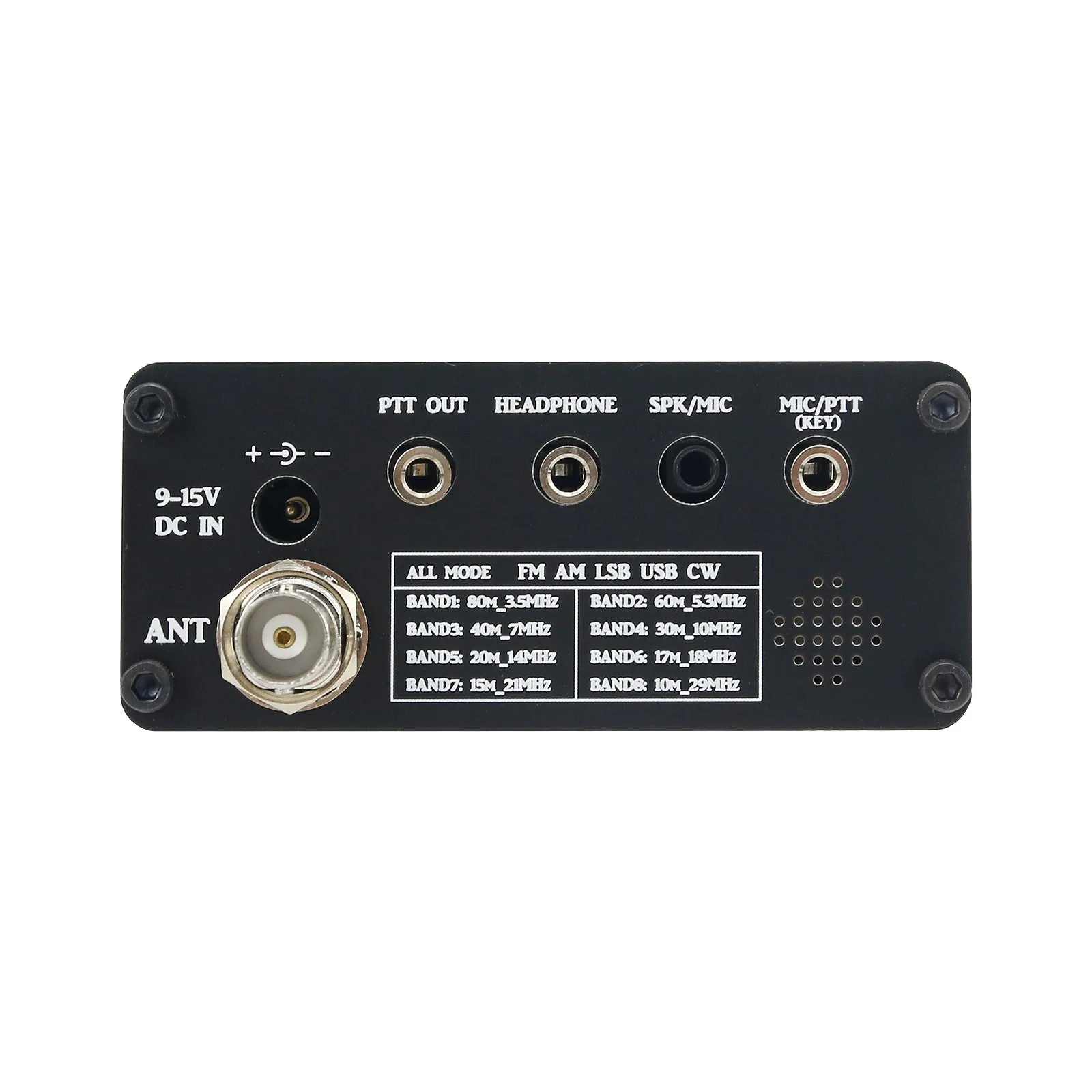 HamGeek USDX-8 Ricetrasmettitore QRP HF SDR All-Mode con display LCD SSB/CW a 8 bande per apparecchiature a infrarossi wireless