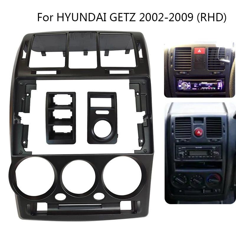 

9inch android Car radio Frame Fascia Adapter For Hyundai GETZ 2002-2011 Trim Kit Automotive Stereo Dash Fascia