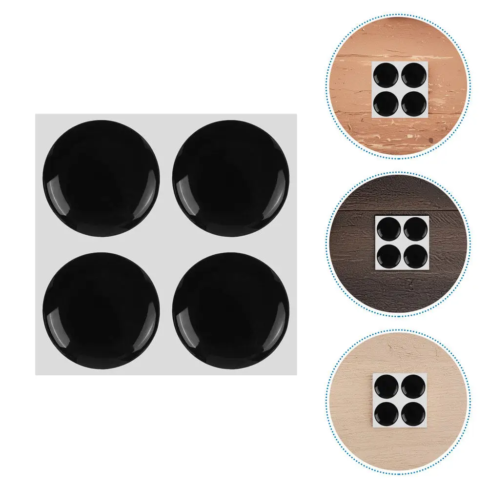 8pcs Car Door Lock Keyhole Covers – Universal Black PVC Waterproof Stickers for Automotive Exterior