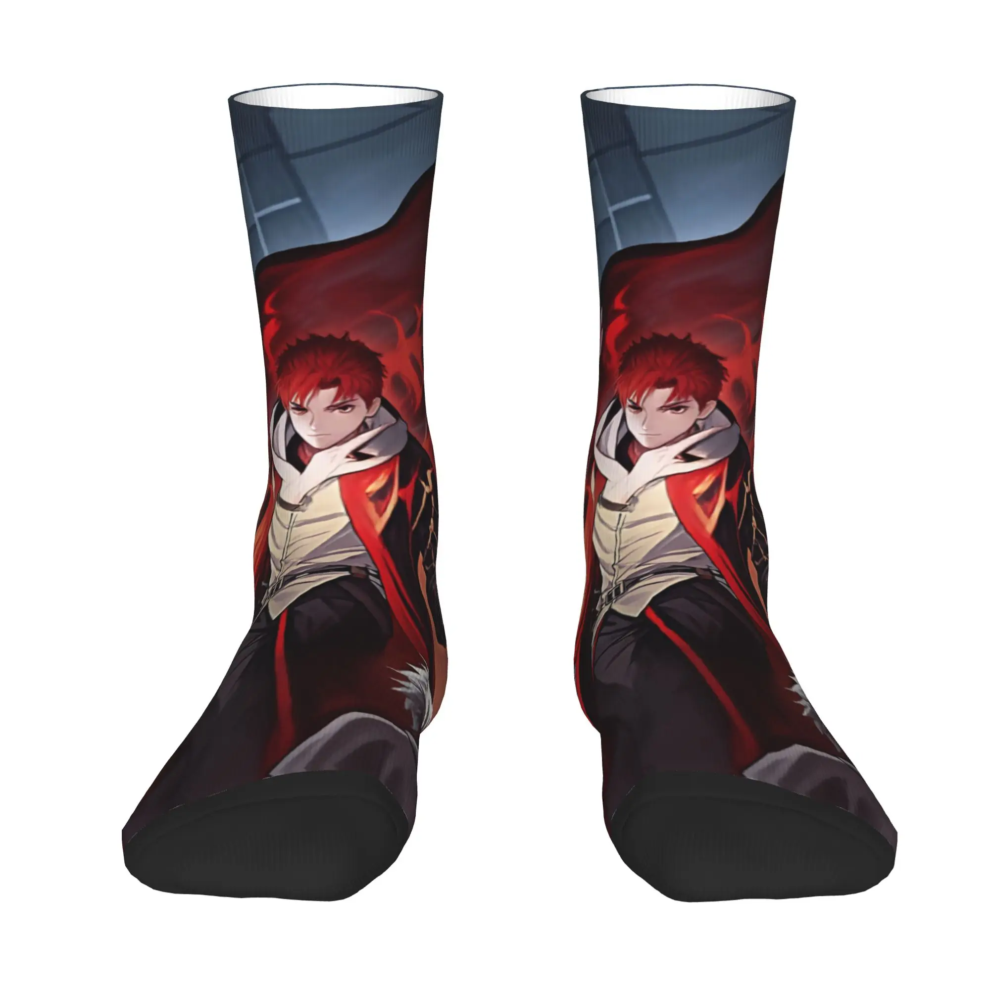 Funny Printed Anime E-Eternal R-Return Socks for Men Women Stretch Summer Autumn Winter Game Crew Socks