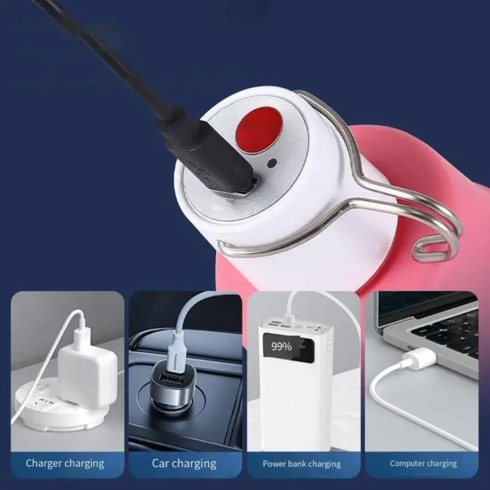 Colorful Party Lights Voice Activated Energy Saving Decorative Lamp Portable USB Charging RGBW Lamps Birthday Activities