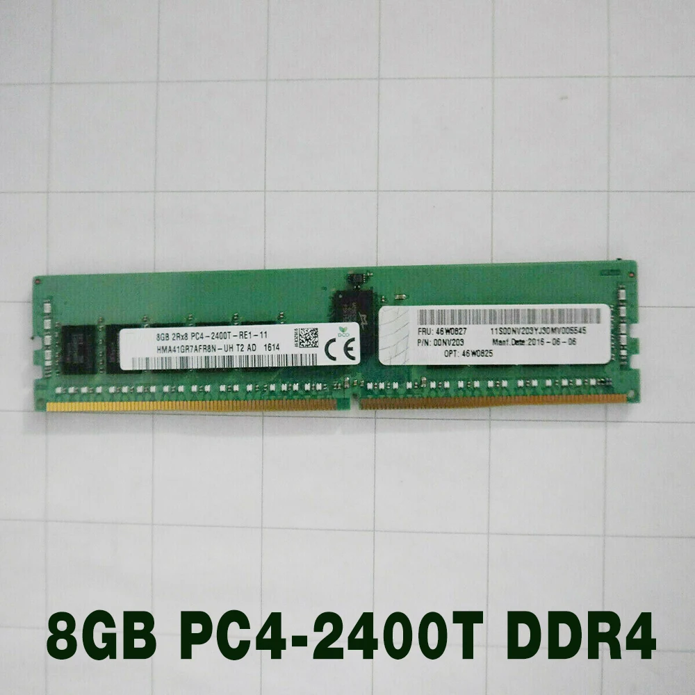 

1 pcs For Lenovo 46W0827 46W0825 REG ECC Server Memory High Quality Fast Ship 8GB 2RX8 PC4-2400T DDR4 2400