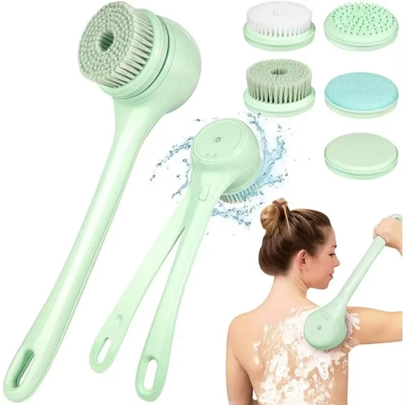 spazzola-elettrica-5-in-1-con-manico-lungo-impermeabile-per-viso-e-corpo-morbida-spazzola-elettrica-per-bagno-spa-spazzola-cosmetica-a-batteria