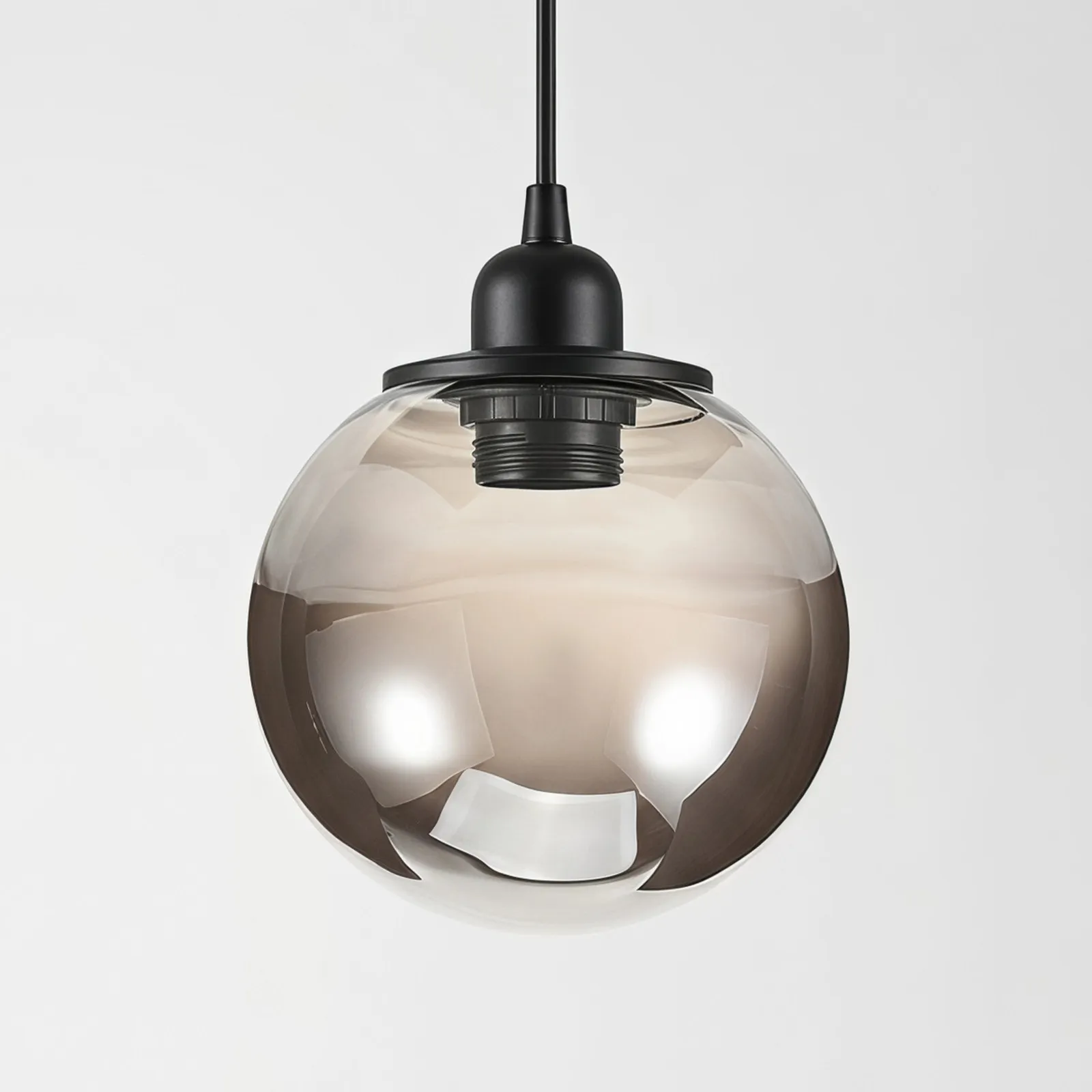 2Pcs Glass Globe Lampshade Replacement Spherical Ball Light Cover 5.9 Inch Diameter 2.76 Inch Opening for Pendant Wall Sconces