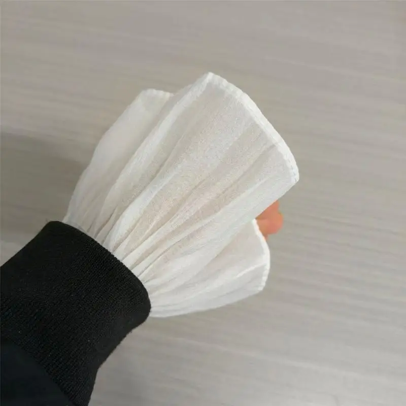 10LE VICTORIAN Colonial Jabot Chefon Ruffle Aruffle Faux Corlear Cuffs наряд