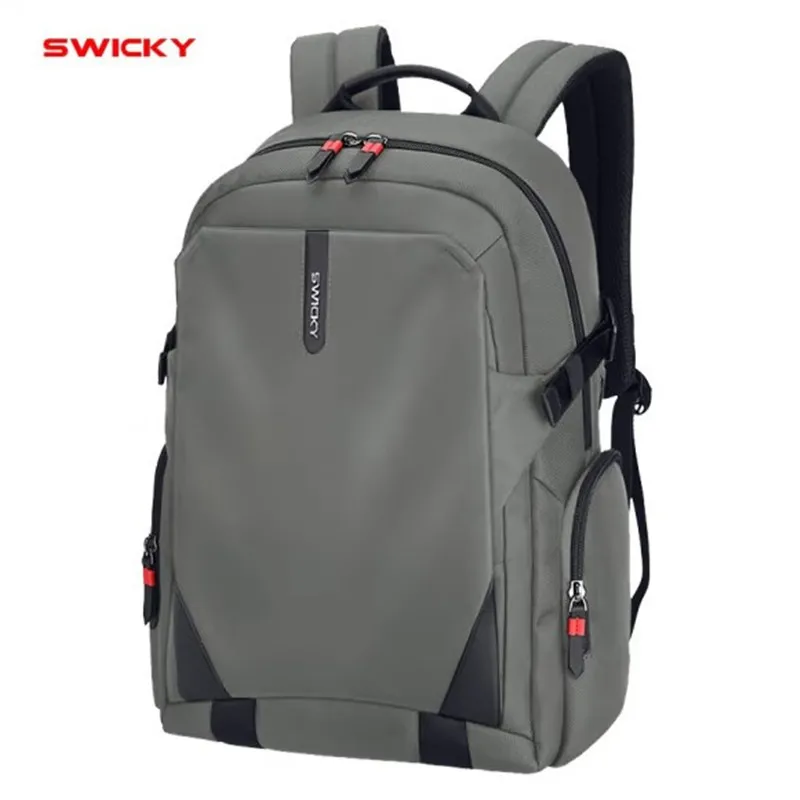 SWICKY male Multifunction USB charging fashion business casual travel anti-theft waterproof 15.6 inch Laptop tablet men backpack