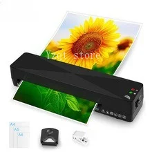 New photo laminating machine, household bronzing paper laminating , thermoplastic gluing , photo plastic sealing