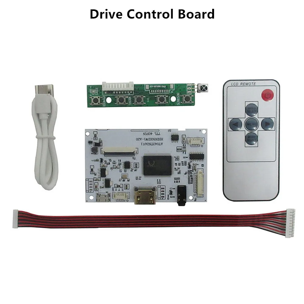 Kit de moniteur bricolage, écran LCD, Hébergements eur d'écran tactile, panneau d'écran tactile, carte de commande du pilote, audio compatible HDMI, 5 pouces, 800x480