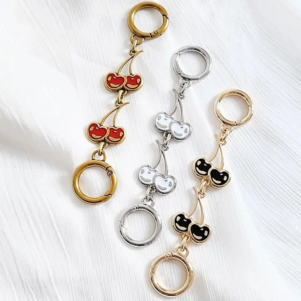 Bag Chain Strap Extender Cherry Shaped Hanging Replacement Chain For Purse Clutch Handbag Bag Extension Chain Bag Accessories