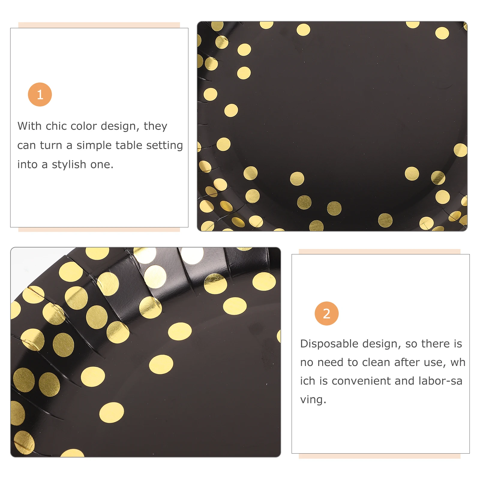 

1 set 1 Set Of Disposable Tableware Set Stylish Party Wedding Birthday Paper Plates Cups Cutlery Roller Skate Theme Party