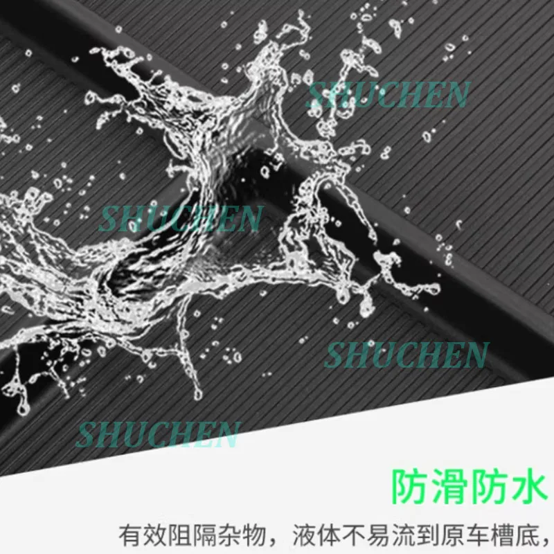 Car Under Central Console Storage Box for Changan Qiyuan A05 2025 TPE Compartment Partition Grid Box Interior Accessories