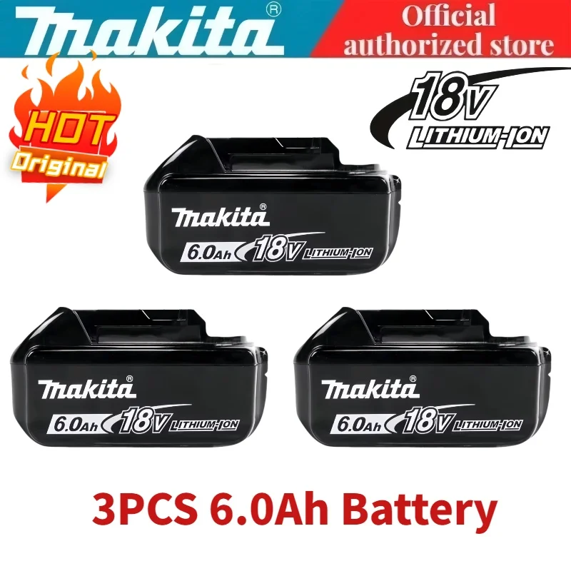 

100% Original⚡Makita 6Ah/5Ah/3Ah forMakita 18V BatteryBL1850 BL1840 BL1860 BL1815 ReplacementLithium Battery