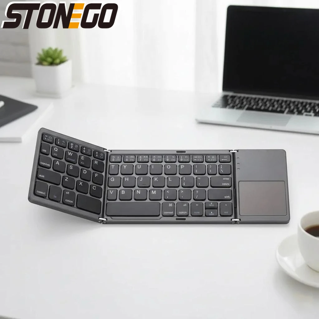 

Ultra Slim Portable Foldable Bluetooth Keyboard for PC Smartphone Tablet Lightweight Travel Design Wireless Keyboard