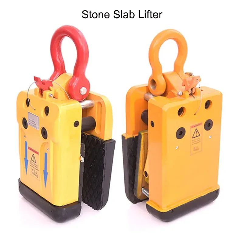 

1000kg Stone Slab Liftier Clamp High quality Granite Marble Lifting Slab Lifter with Black Rubber