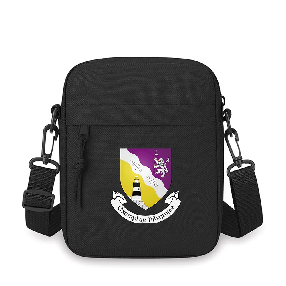

Lion lighthouse spear banner emblem Men Crossbody Bag Single Shoulder Women Cartoon Anime Film Printing Design Unisex
