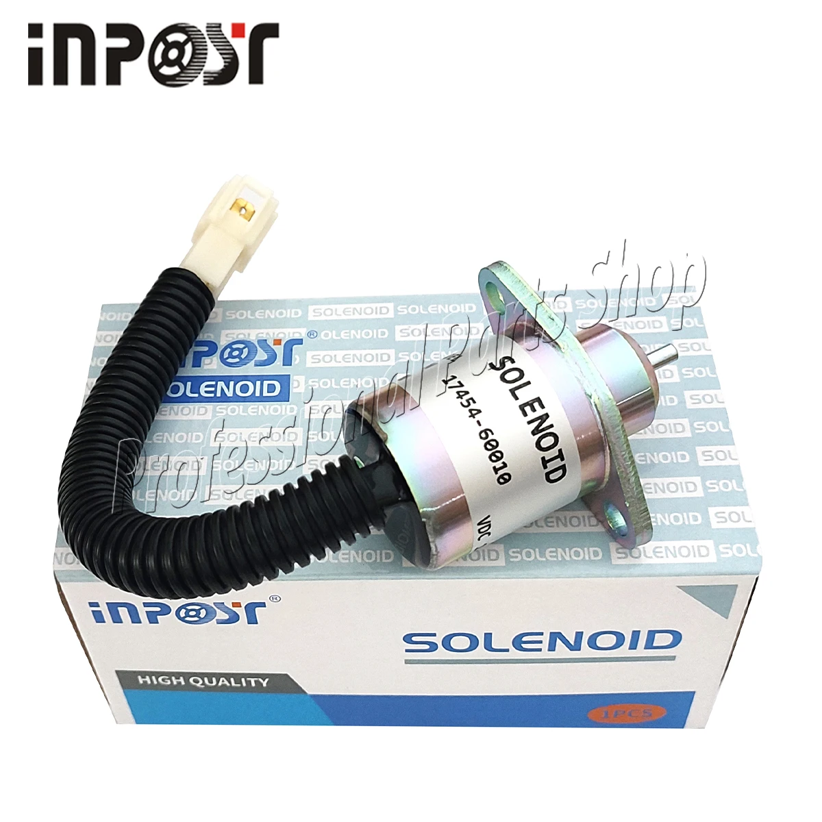 12V 17454-60010 New Fuel Shut Off Shutdown Solenoid 12V For Kubota 05 series BX2200 D905 1503ES-12A5UC5S SA-4569-T 17594-6001-4