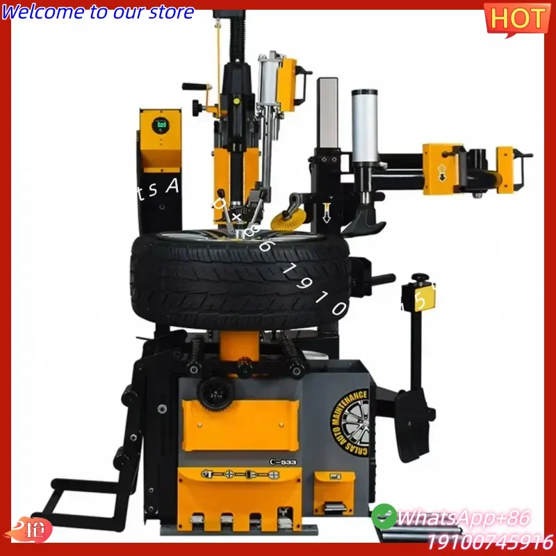 2026Hot Tricar Hot Sale 28 Inch Fully Automatic Tire Changer High Quality CE Variable Frequency Servo Motor Vertical