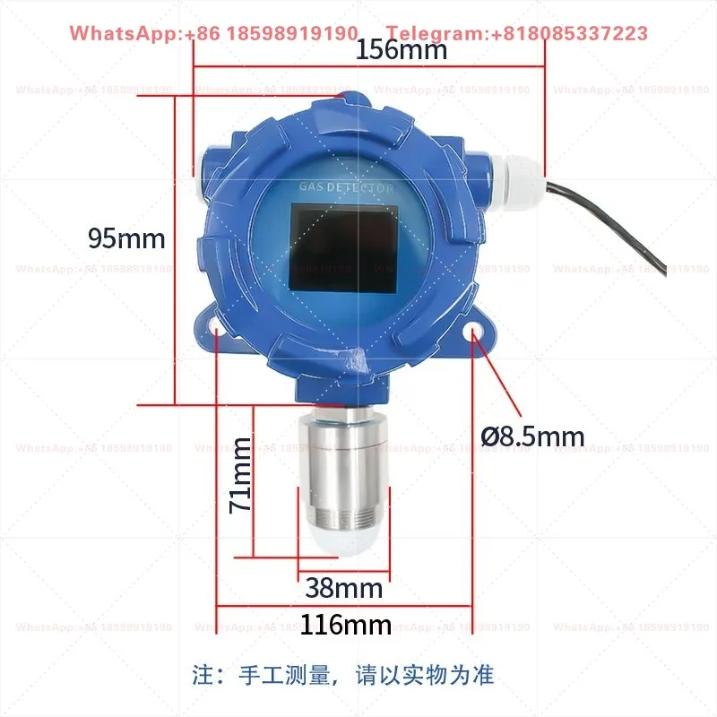 Explosion-proof 79G Millimeter Wave Radar Level Transmitter FMCW Liquid Water Solid Material Level Controller 4-20mA HART