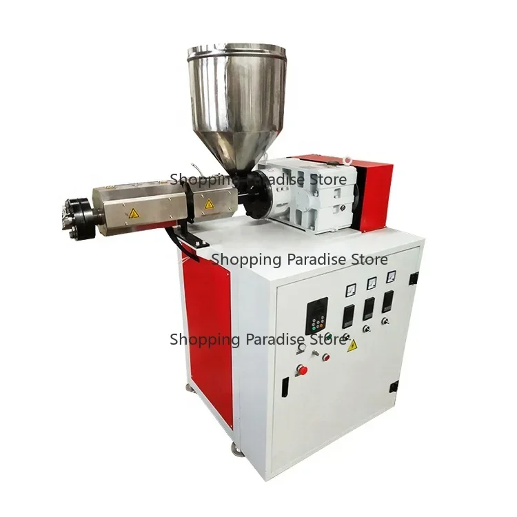 Mini 3D Filament Extruder Machine PE PP PVC Plastic Corrugated Pipe Maker DIY Home Workshop Equipment