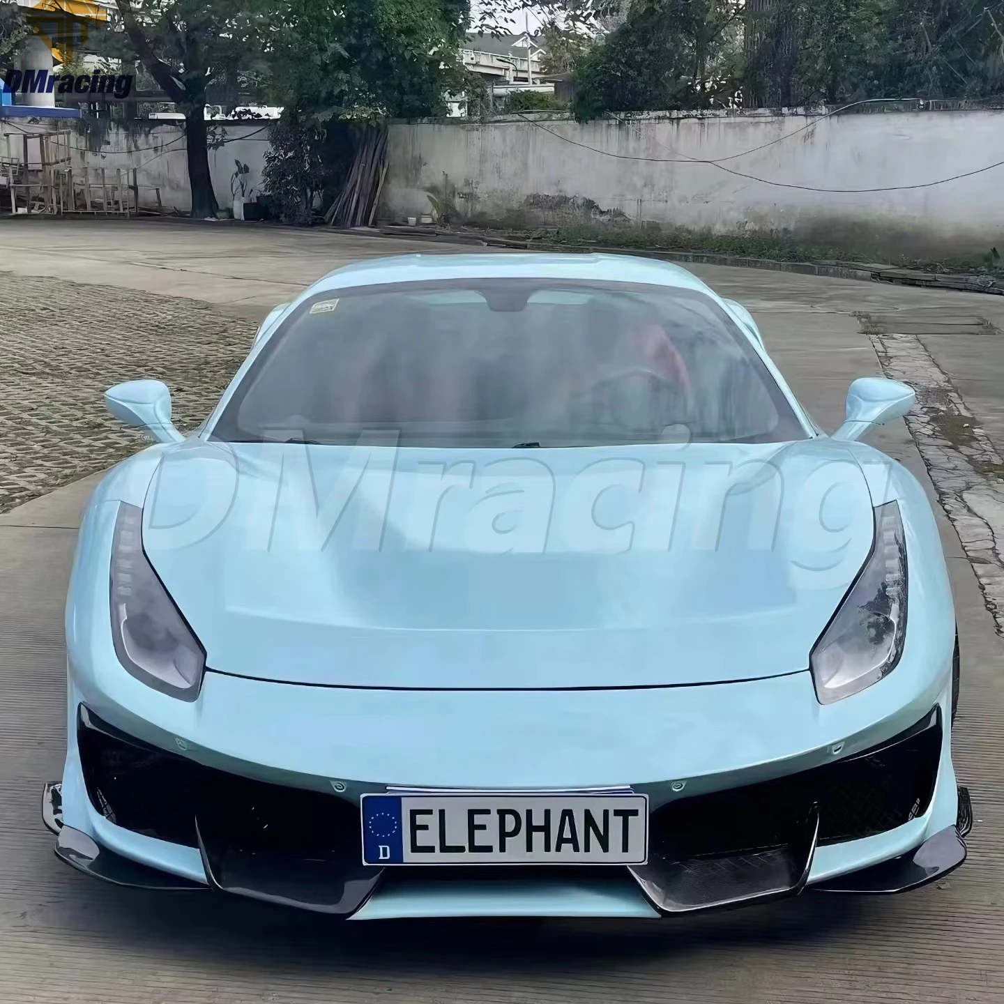 PISTA STYLE HALF CARBON FIBER BUMPER BODY KIT for FERRARI 488 GTB 2015-2017