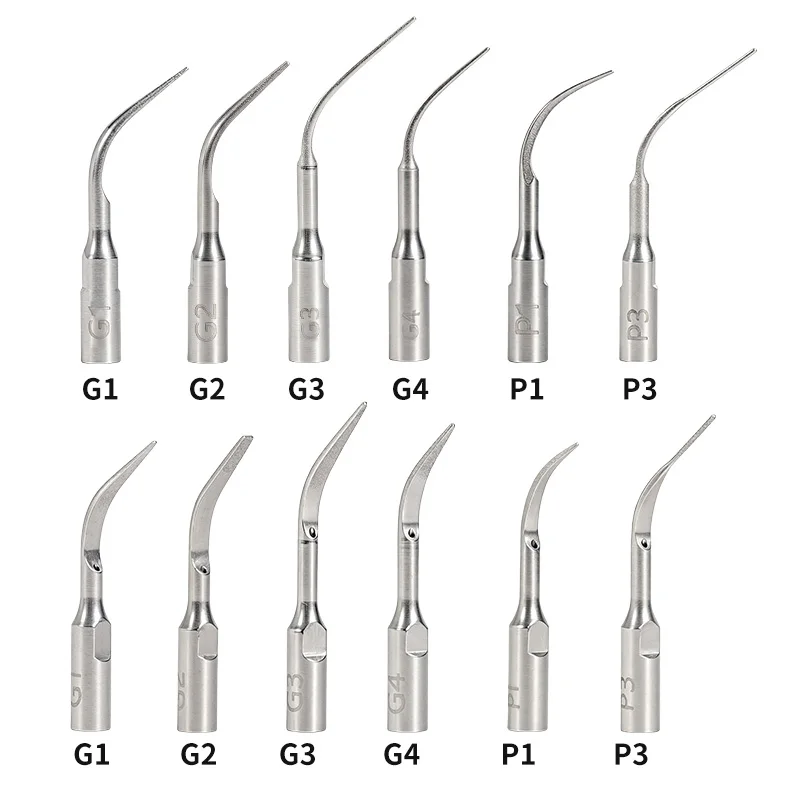 10Pcs Ultrasonic Tooth Cleaning Machine Cutter Head Scaler Tips for Periodontics Ultrasonic Scaler Handpiece