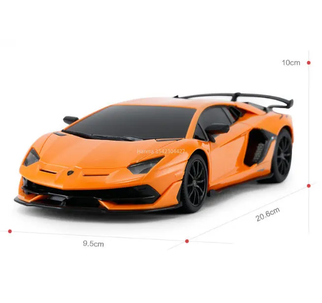 NEW Lamborghini Aventador SVJ RC Car 1:24 Scale Remote Control Toy Radio Controlled Car Model Auto Machine Gift for Kids Adults