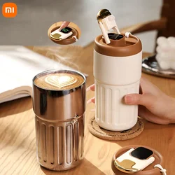 Xiaomi Smart Coffee Cup Ladies Accompanying Cup Summer Refrigerated Portable Stainless Steel Water Cup with Temperature Display