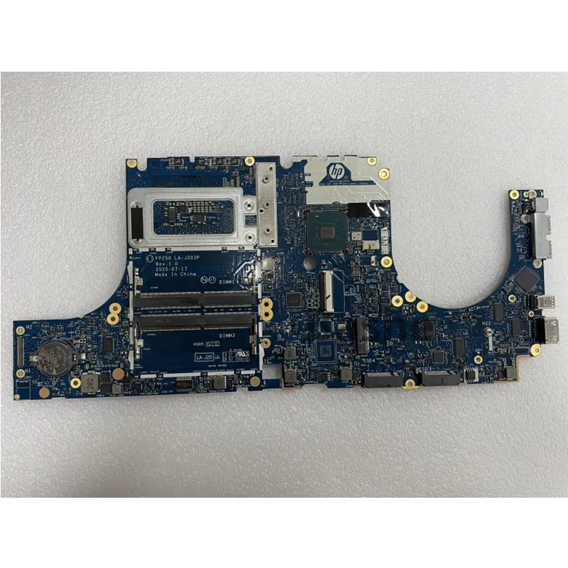 LA-J203P.For HP Zbook Fury 17 G7 Laptop Motherboard.With intel I5-10300H/I5-10400H CPU.M31400-001 100% Tested Fully OK