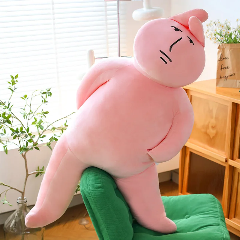 

Giant Cartoon Pink Rabbit Plush Doll Giant Funny Sand Carving Pillow Ornament Children's Birthday Gift DY10414