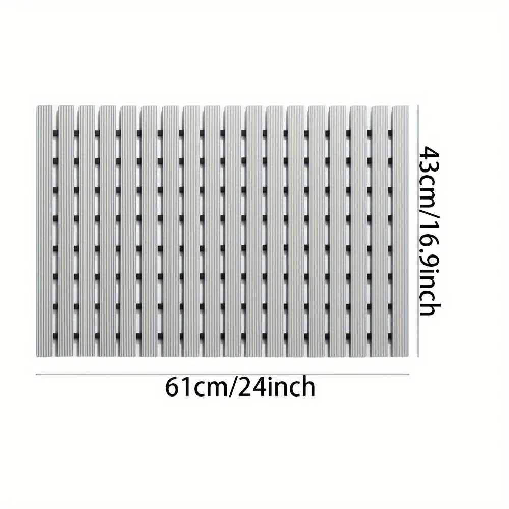 샤워 룸 목욕 발 패드, 변기 바닥 매트, 가정용 방수 낙하 방지 매트, 호텔 욕실 미끄럼 방지 매트, F 유지, 1 개