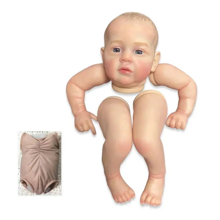 NPK 20inch Finished Reborn Maryann Doll Size Already Painted Kits Very Lifelike Baby with Many Details Veins