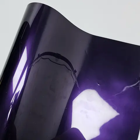 높은 광택 금속 자정 보라색 포장 비닐 랩 스티커 자동차 데칼 자동 스티커 자동차 필름 커버 포장 호일 부품