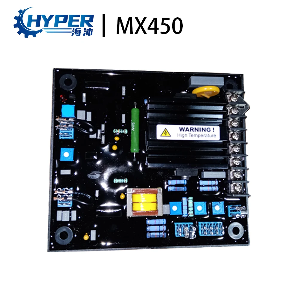 

Контроллер двигателя переменного тока MX450, аксессуары для генератора, автоматический регулятор напряжения AVR для электрического генератора, управление генератором avr