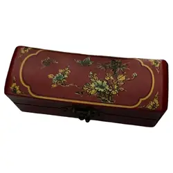 Retro Chinese Wooden Wedding Gift Jewelry Antique Pillow Necklace Bracelets Earrings Box Storage Case Organizer