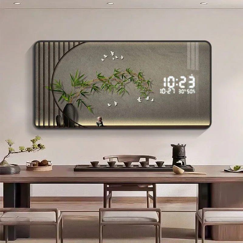 Wall Clock Modern Bedroom Luxury Calendar Digital Large Living Room Wall Clock Nordic Designer Orologio Da Parete Home Decor