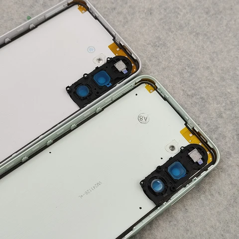 Задняя крышка батарейного отсека для Samsung Galaxy A16 4G A165 SM-A165F, задняя панель, дверной корпус, запасные части с рамкой объектива камеры