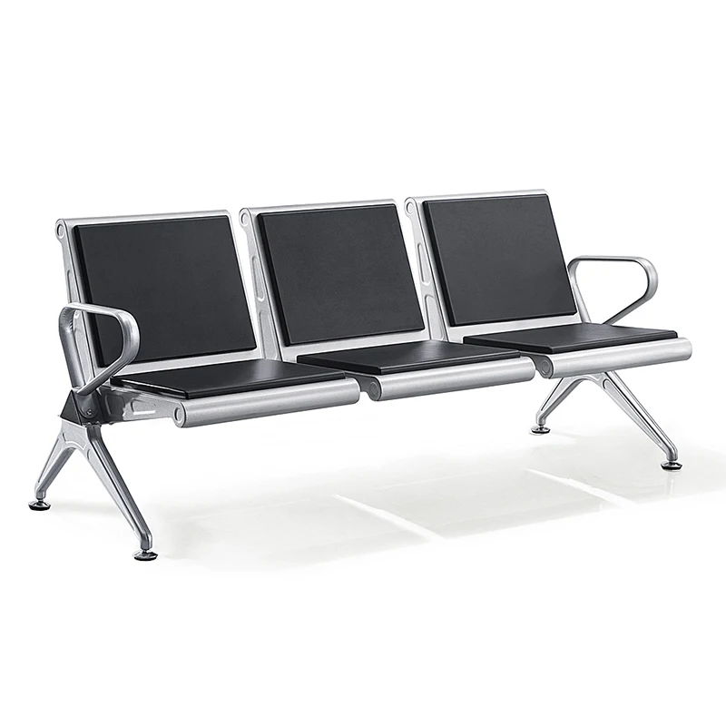 Modern Hospital In Waiting Room Public Gang Bench Waiting Chairs With Soft Cushion