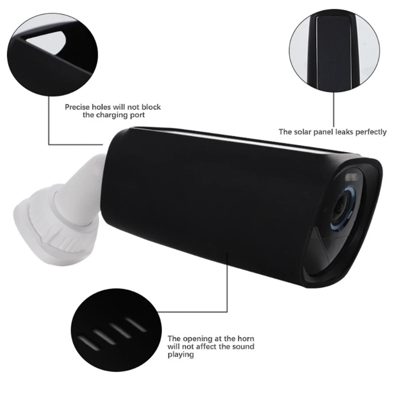 Protective Cover for eufy3 Security Camera Housing Cam Accessories Silicone Case Skin Shockproof Protector Covers