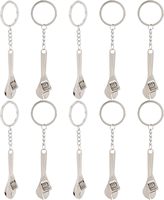 1pc Mini Wrench Creative Wrench Keychain Zinc Alloy Key Ring Wrench Gifts Adjustable Pocket Tool Small Gift Pendant Hand Tools