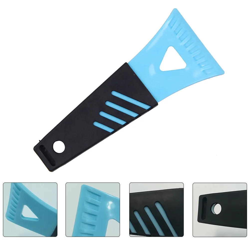 2 Pcs Ice Scraper Mini Plastic Spatula Snow Freezer Pp Car