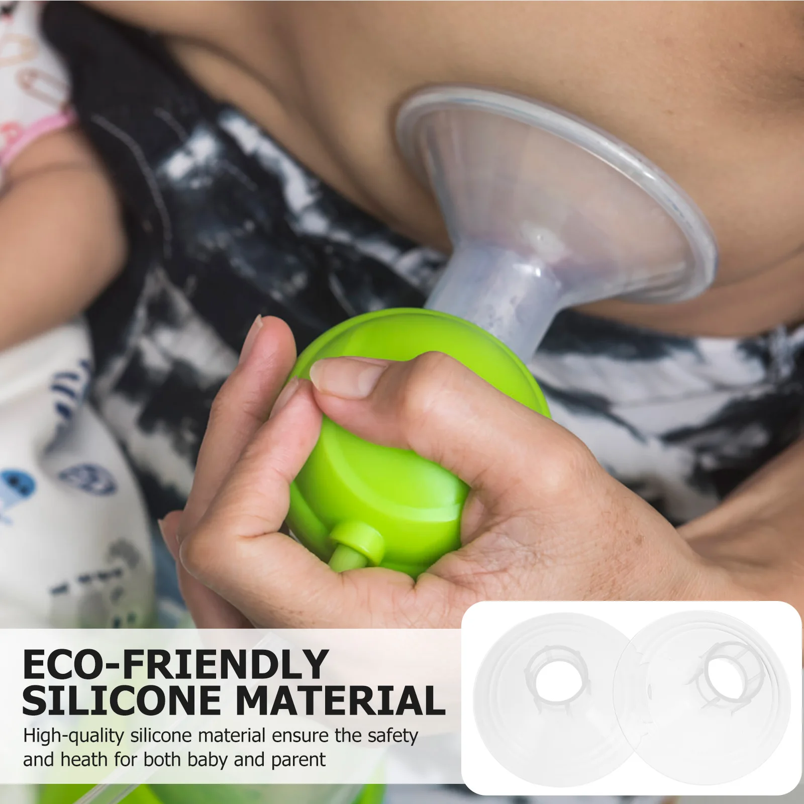 

2 шт. силиконовые подушечки для молокоотсоса, замена против обратного потока, прочные детали в виде утконоса для женщин, многоразовые аксессуары, безопасное руководство