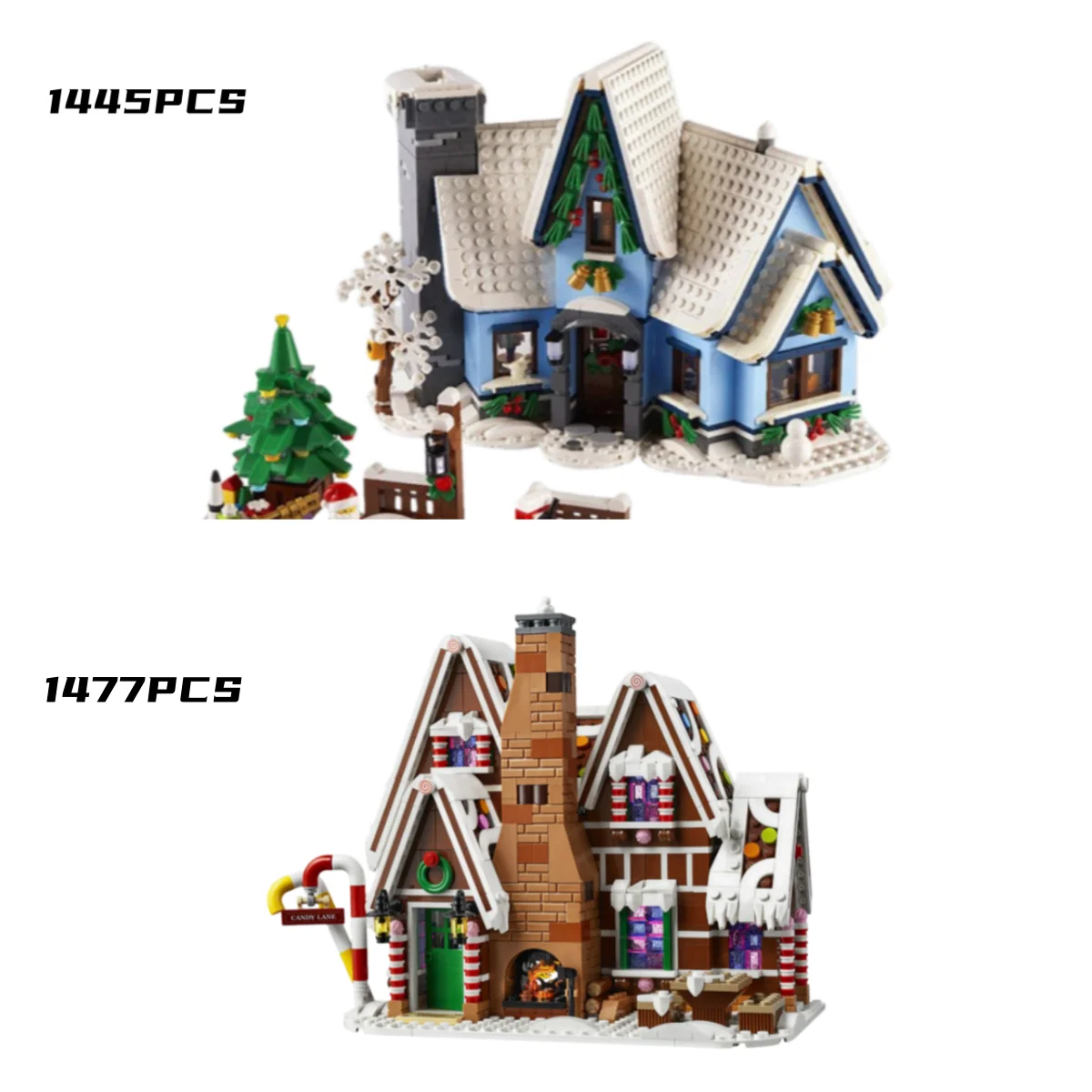 

Имбирный хлебный домик, семейные сборки, строительные блоки, кирпичи, детская сборка, зимний Санта-Человек, подарки, игрушки, Рождественский подарок