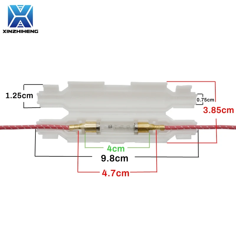 1Set Microwave Ovens Universal Fuse Holder With 6x40mm 5KV 0.85A 850mA 0.9A 900mA 0.8A 800mA 0.75A  750mA 0.6A High Voltage Fuse