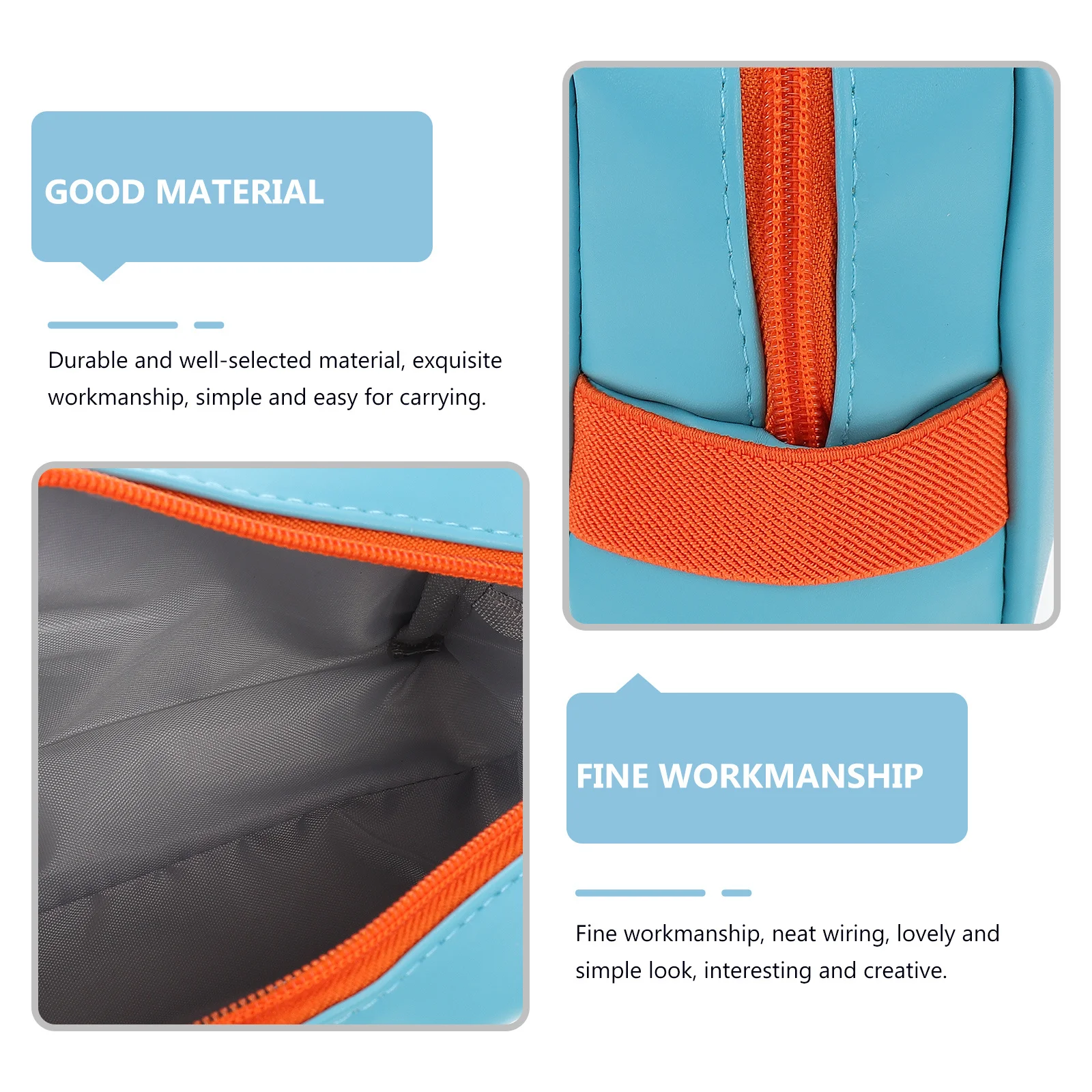 

Compact Coin Bag Durable Material Small Zipper Makeup Pouch Travel Storage for Keys Bills Cards Bags