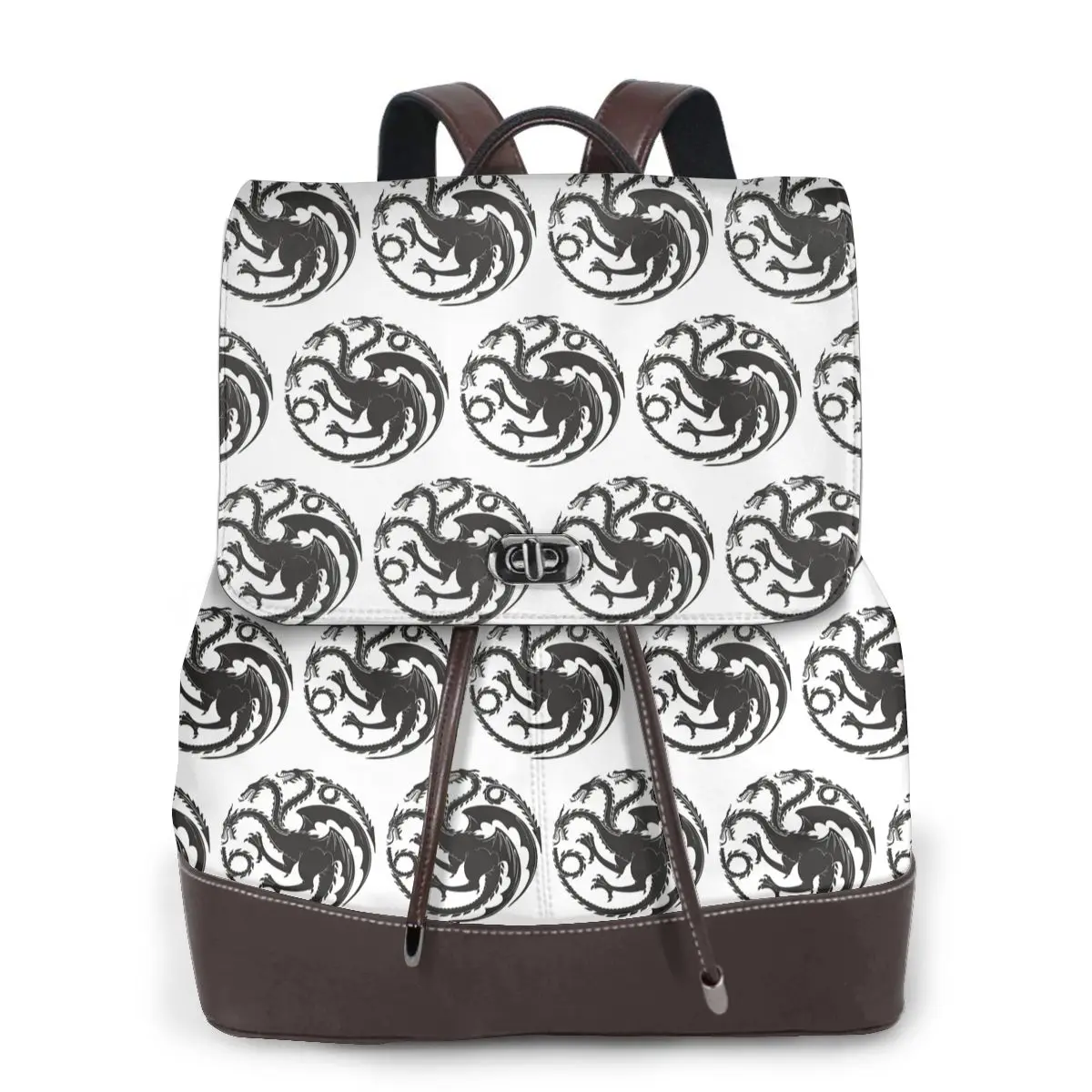 Game Of Thrones House Targaryen Bookbag School Student Bags Hiking Travel Daypack for Women Fashion Derma Backpack