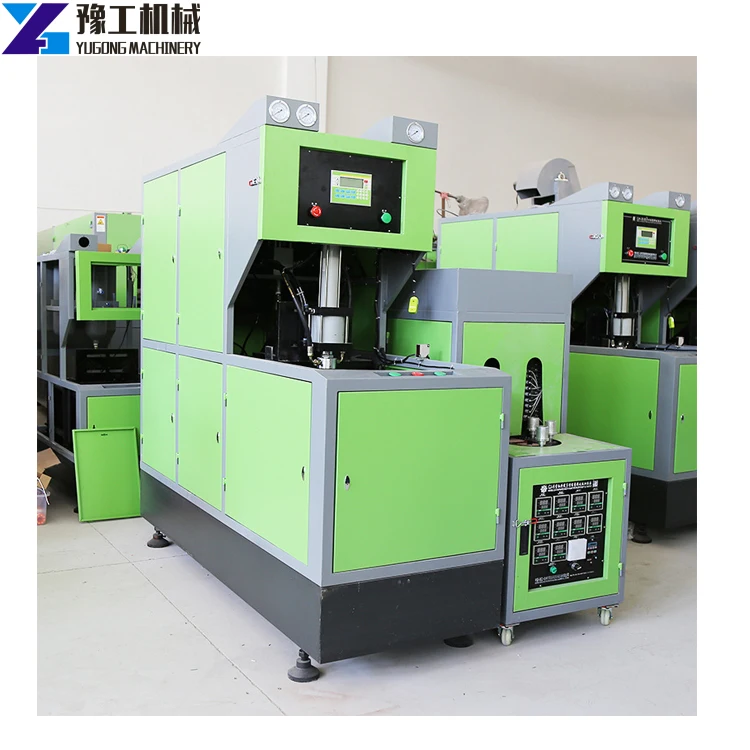 4 Cavity For Wide-mouth Bottles Juice Bottle Pet Stretch Blow Pet Jar Molding Machine With Mould