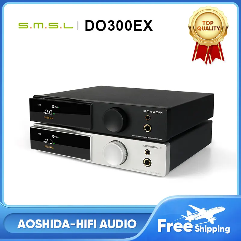 SMSL DO300EX Audio Decoder & Headphone Amplifier AK4191 AK4499EX DAC XMOS XU-316 Decoding DSD512 Digital Pre-Amplifier 768KHz