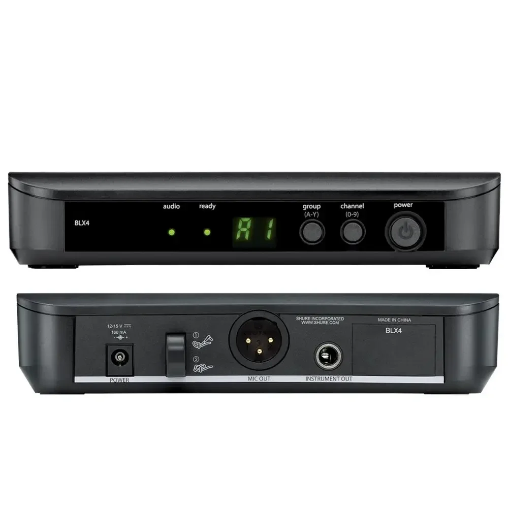 BLX4 BLX24 System PG58 S 58 BETA58 Wireless Microphone 2 Channel UHF Dual Kit for Sh ure Karaoke Stage Performance