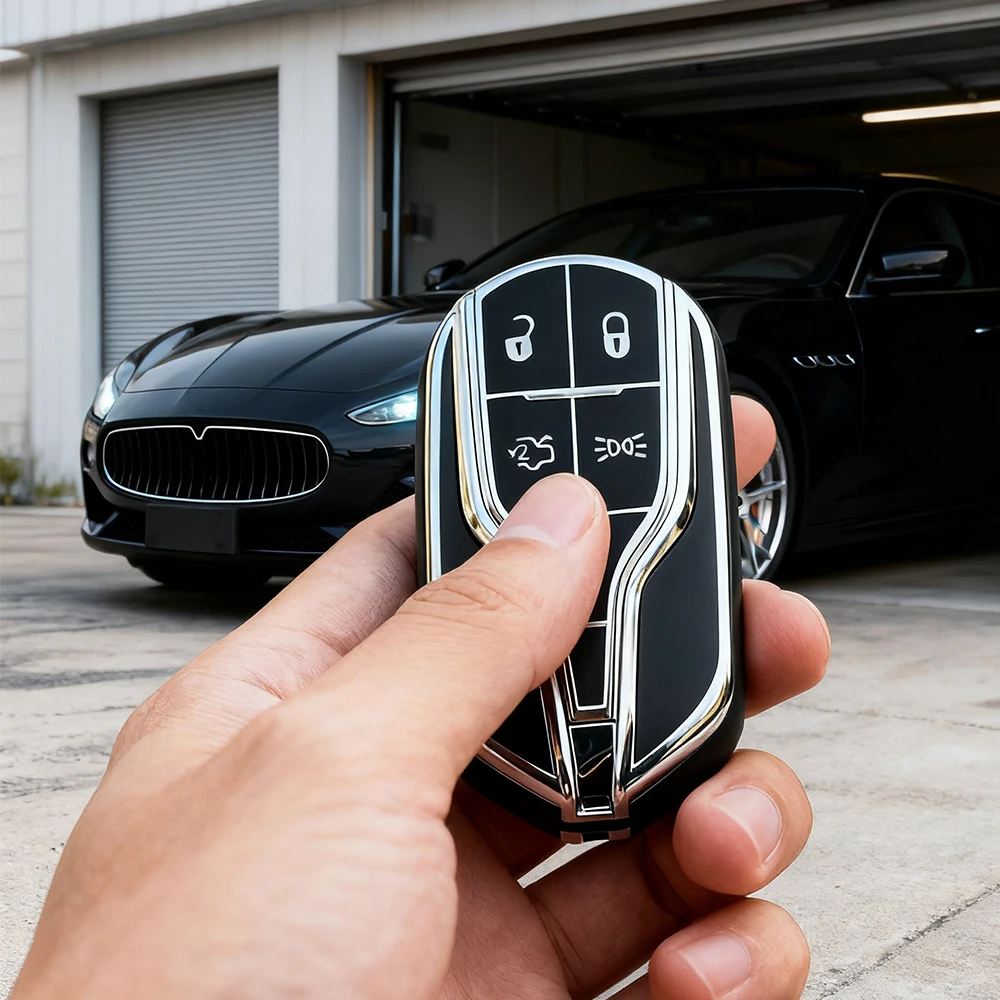 Weiche TPU Auto Fernbedienung Schlüssel Fall Abdeckung Halter für Maserati Levante Ghibli Quattroporte GT Granturism GranCabrio Auto Zubehör